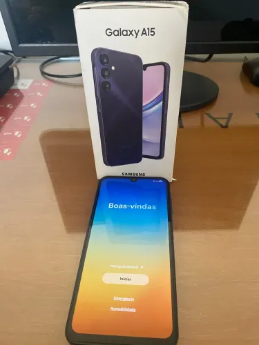 Samsung galaxy A15 8Gb 256gb cor azul escuro