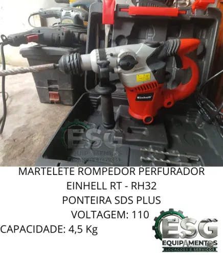 PROMOÇÃO DA SEMANA - LOCAÇÃO DE MARTELETE EINHELL 110V