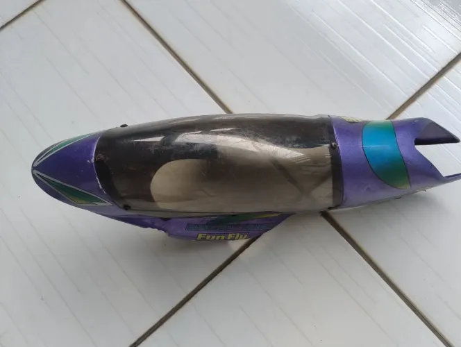 Canopy helicóptero hirobo Shuttle Sceadu classe 60 combustão usado como nas fotos