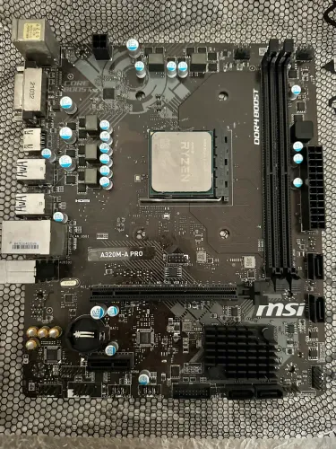 Ryzen 5 4600G + Placa Mãe MSI A320M ? Teclado de Brinde ?