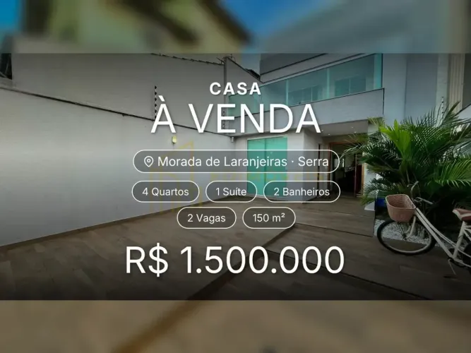 Conforto e Praticidade: Casa Duplex em Morada de Laranjeiras para Você