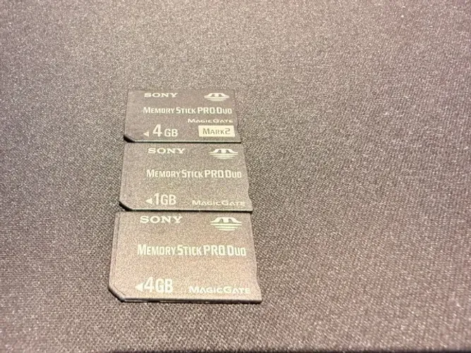 Kit 3 Memory Stick Pro Duo - Funcionando
