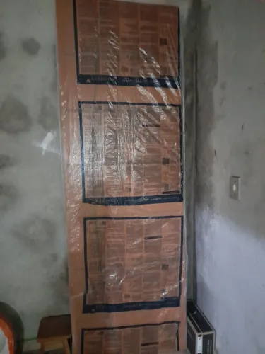 Porta eucatex frisada tívoli eucaplac nogal