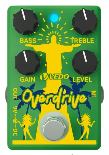 Vedo Pedal De Efeito De Guitarra Overdrive True Bypass Peças