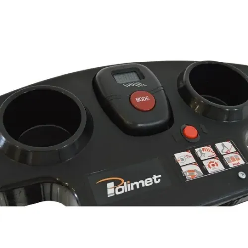 Esteira Elétrica Ergométrica Polimet EP 1100 Residencial Fitness Bivolt 110/220V 5 Funções