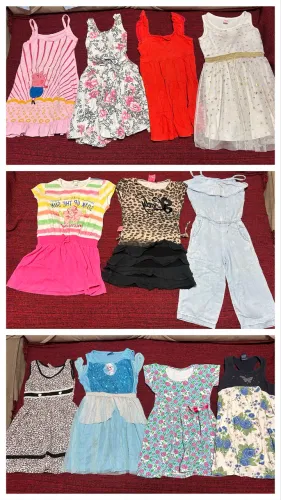 Lotinho de roupa de menina