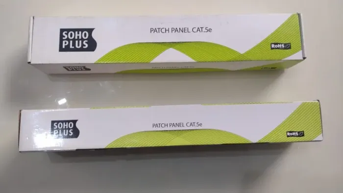 Patch Panel 24 Portas Cat.5e T 568A/B 24P ROHS SohoPlus da Furukawa