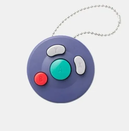 Nintendo Capsule Toy Controller Button Vol.2 Key Chain Japan - Game Cube botões
