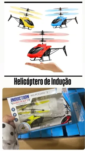 Helicóptero de Indução / Induction Aircraft (Modelo PCX2400) brinquedo com sensor