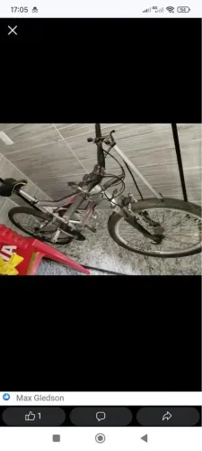 Bicicleta alumínio 21 marchas aro 29