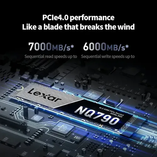 SSD Lexar NQ790 1TB NVMe M.2 2280 PCIe 4.0 7000MB/s escrita 6000MB/s leitura CompatívelPS5