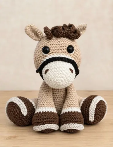 Cavalo Amigurumi  crochê 