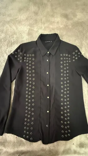 camisa ellus com ilhós 