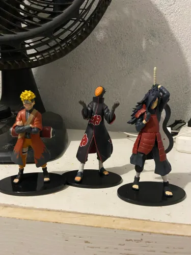 Kit 3 Action Figure Madara, Naruto e Tobi Planeta DeAgostini 