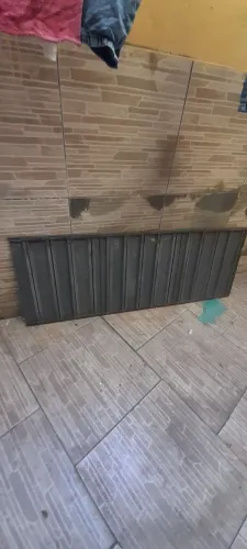 Chapa de segurança de porta de comercio