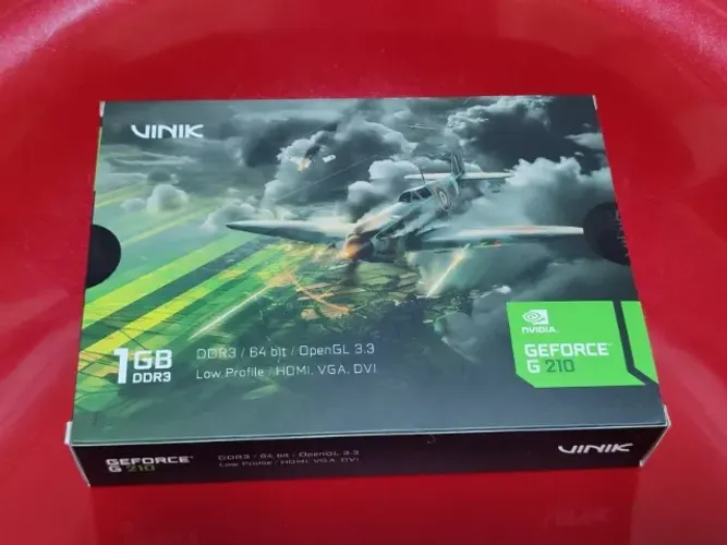 Placa de Vídeo NVIDIA Vinik G210 1GB DDR3 64 Bits para jogos e trabalho Lacrada