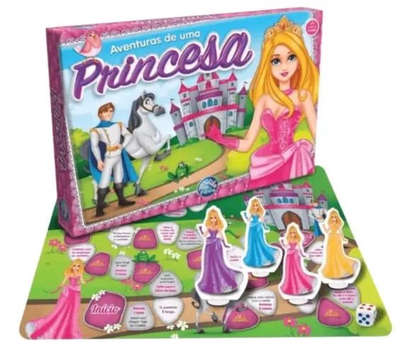 Jogo de Tabuleiro Aventuras de uma Princesa