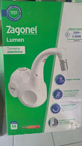 Torneira elétrica parede lumen