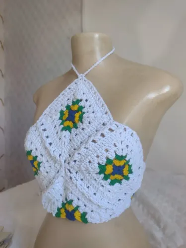 Crooped de crochê