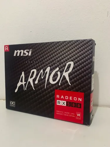 Placa de vídeo MSI Radeon RX 580 8GB - ZERADA