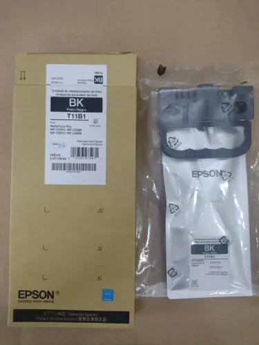 Tinta para Epson Workforce preto bolsa original 143 ml. Lacrada, motivo instalei Bulk