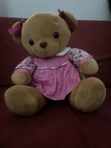 Urso de Pelúcia Grande Marrom - Muito Macio | Ótimo Estado