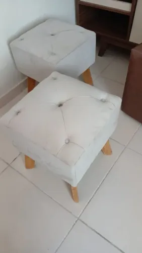 Puffs confortáveis e resistentes