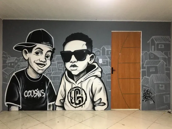 Grafite , graffiti , mural , painel , letreiro , pintura 