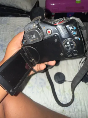 Câmera canon powershot Sx30 Is preta 14.1mp Zoom 35x(usado)