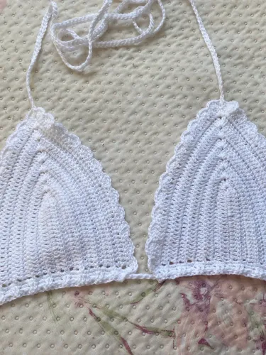 Top/Biquini em crochê ?