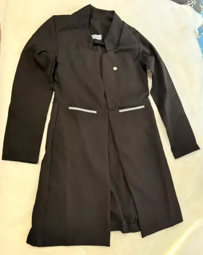 JALECO FEMININO PRETO TAMANHO M