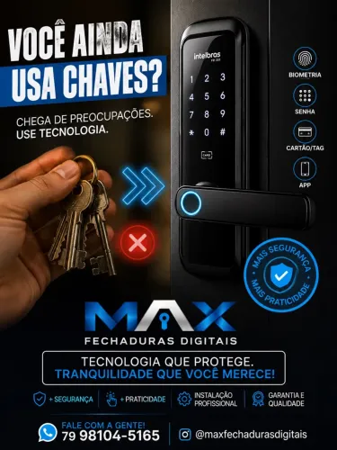 Instalação de fechadura eletrônica