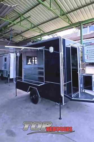 Trailer de Lanche COMPLETO, Direto da fábrica, Top reboques modelo R2. 