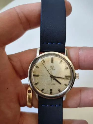 Relógio a corda vintage Cyma (Cymaflex)