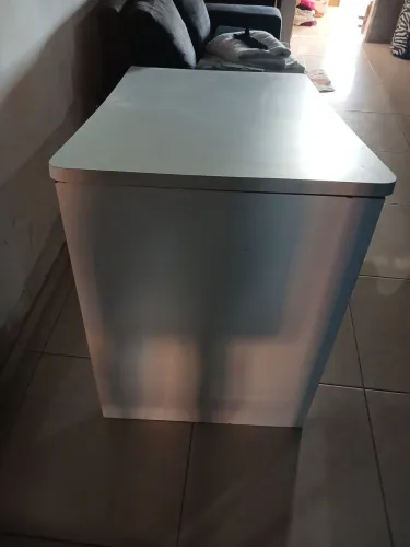 BANCADA BRANCA DE MADEIRA