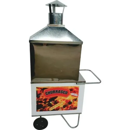 Carrinho pequeno para Churrasco com Coifa Alsa - Novo