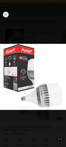 Lâmpada Avant 100w