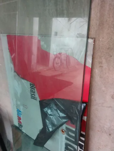 Box de vidro verde de0,95 a medida total 