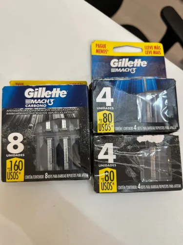 Gillette mach 3 carbono