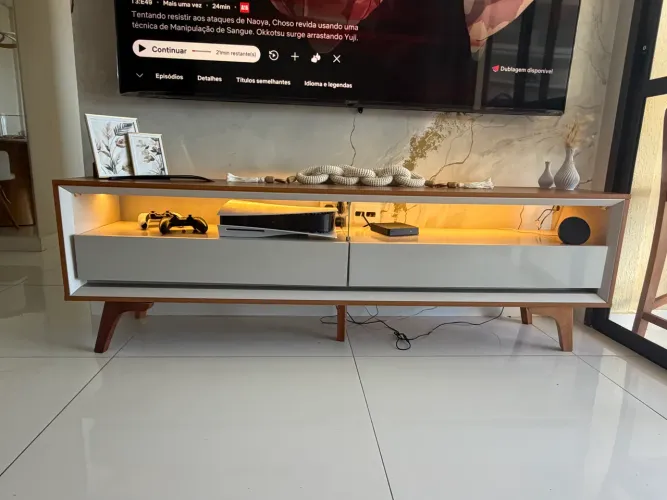 RACK VIENA 1.80 NATURALLE/OFF WHITE