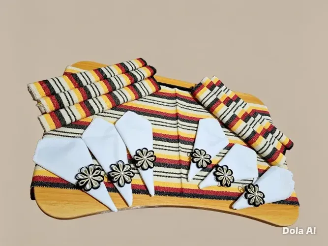 CONJUNTO MESA POSTA 6 LUGARES