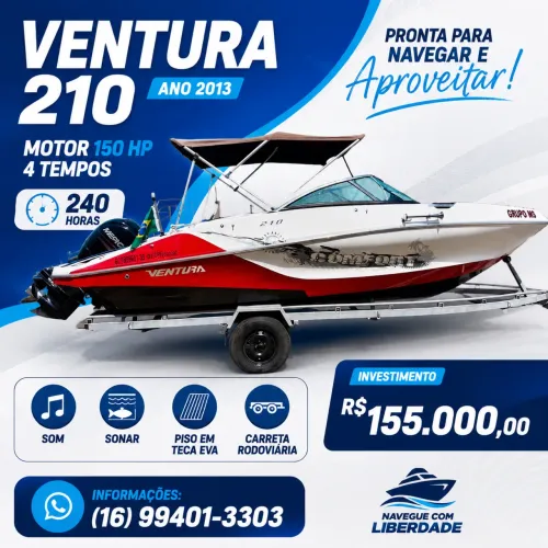 Lancha ventura 210 