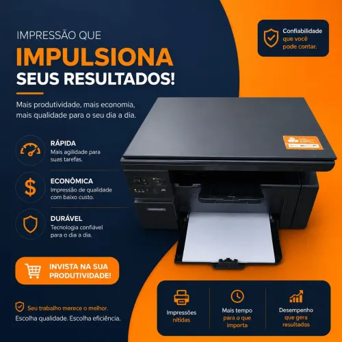 Impressora Hp LaserJet M1132 Super Conservada