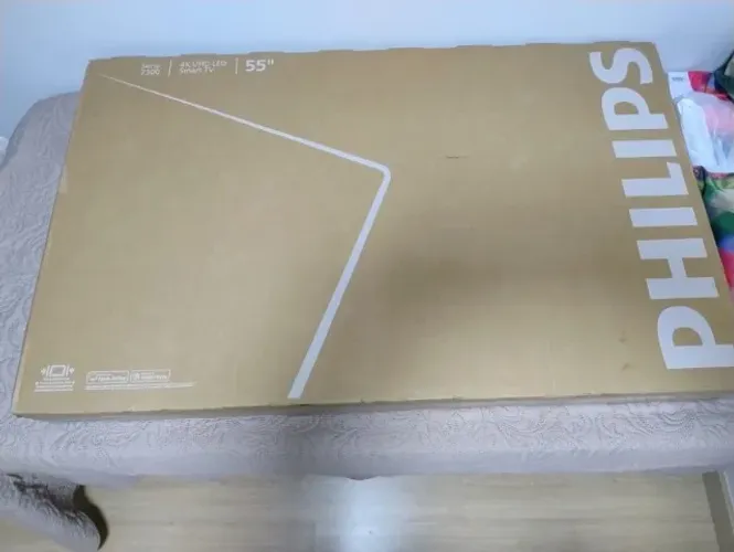 Smart TV Philips 55" Série 7300 4 K UHD LED - Msg para 43-9- *