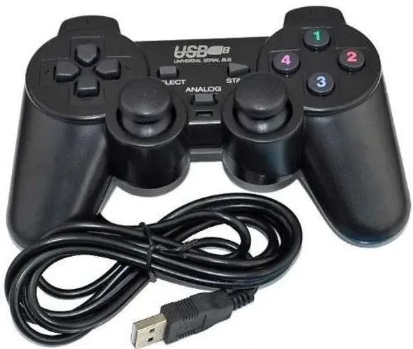 (Novo) Joystick Analógico Controle USB, com fio