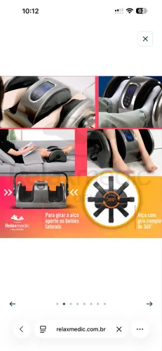                  Massageador de Pés e Pernas Shiatsu Foot
