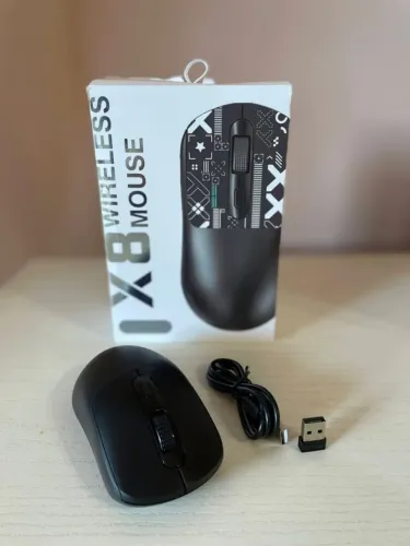 Mouse Gamer Sem Fio Warwolf X8 (Shape G Pro) + Brinde Grip Tape