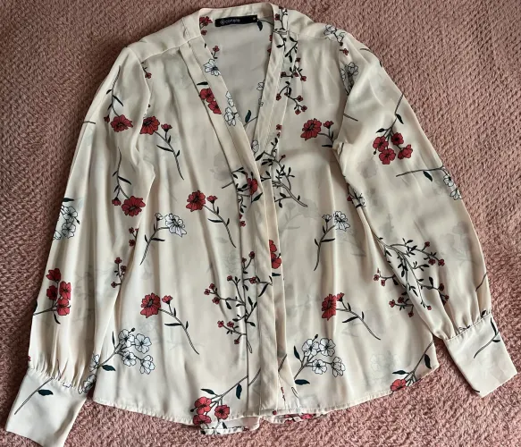 camisa com estampa floral renner rosa tam p