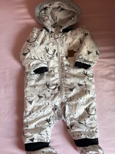 macacão de inverno estampado pinoti (sem uso)