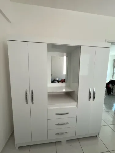 Guarda Roupa Casal (Branco)